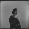 Woman modeling fur