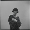 Woman modeling fur