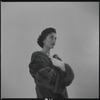 Woman modeling fur