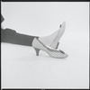 Woman modeling shoes