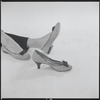 Woman modeling shoes