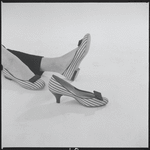 Woman modeling shoes