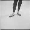 Woman modeling shoes