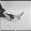 Woman modeling shoes