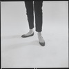 Woman modeling shoes