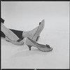 Woman modeling shoes