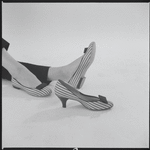 Woman modeling shoes