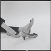 Woman modeling shoes