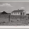 FSA (Farm Security Administration) client's home, barn and garden. La Delta Project, Louisiana