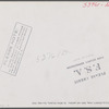 FSA (Farm Security Administration) client's home, barn and garden. La Delta Project, Louisiana