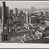 Downtown Louisville, Kentucky, with Ohio River in background