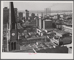 Downtown Louisville, Kentucky, with Ohio River in background
