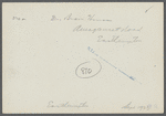 Mrs. Brown house. North side Amagansett Road, just east of Geo. Bushmill house (1873) (now N? S? Contractor). East Hampton, East Hampton