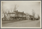 Edward Pfeiffer's General Store and P.O. North side Middle Country Road. Formerly a Brewster house, remodelled 1835. Middle Island, Brookhaven