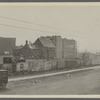 View at junction of Main Street, West Main Street, and Indian Well Hollow Road. Looking east. Amagansett, East Hampton