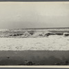 View of surf at the Hither Plain. Montauk, East Hampton