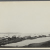 View of Montauk and western side of Fort Pond Bay. Looking west from hilltop, opp. Montauk Inn. Montauk, East Hampton