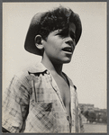 Young boy wearing a hat