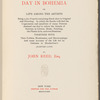 The day in Bohemia...