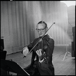 William Primrose, violist of the Festival Quartet