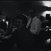 Unidentified people at a dinner table