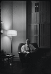 Unidentified person in a living room