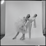 Young dancers, possibly Shira and Michael Stern