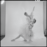 Young dancers, possibly Shira and Michael Stern