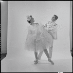 Young dancers, possibly Shira and Michael Stern