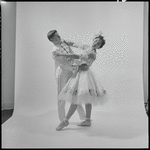 Young dancers, possibly Shira and Michael Stern