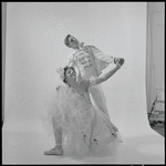 Young dancers, possibly Shira and Michael Stern
