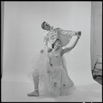 Young dancers, possibly Shira and Michael Stern