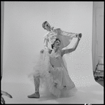 Young dancers, possibly Shira and Michael Stern