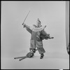 Child in clown costume, possibly David Stern