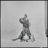 Child in clown costume, possibly David Stern