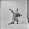 Child in clown costume, possibly David Stern