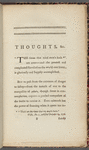 Thoughts on the peace, and the probable advantages thereof to the United States of America