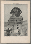 Pen drawing by Welles Bosworth, the Sphinx