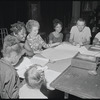 Alice Childress, Ruby Dee, James Broderick, Hilda Haynes and unidentified others in rehearsal for the stage production Wedding Band