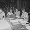 James Broderick, Hilda Haynes, Clarice Taylor and unidentified others in rehearsal for the stage production Wedding Band