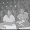 Hilda Haynes and Clarice Taylor in rehearsal for the stage production Wedding Band