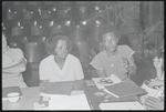 Hilda Haynes and Clarice Taylor in rehearsal for the stage production Wedding Band