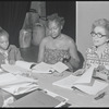 Juanita Clark, Alice Childress and unidentified others in rehearsal for the stage production Wedding Band