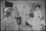 Jean David, Polly Holliday, James Broderick and Ruby Dee in the stage production Wedding Band