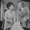 Ruby Dee and James Broderick in the stage production Wedding Band