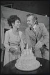 Ruby Dee and James Broderick in the stage production Wedding Band