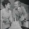 Ruby Dee and James Broderick in the stage production Wedding Band