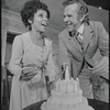 Ruby Dee and James Broderick in the stage production Wedding Band