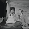 Ruby Dee and James Broderick in the stage production Wedding Band