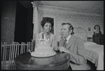 Ruby Dee and James Broderick in the stage production Wedding Band
